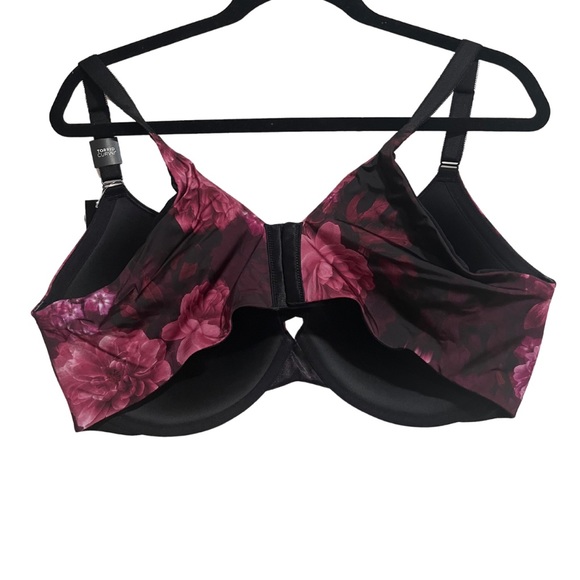 Torrid Curve 42DDD Push Up 360 Back Smoothing Purple Floral Bra NWT - Picture 2 of 3